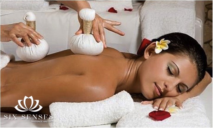 Herbal body massage