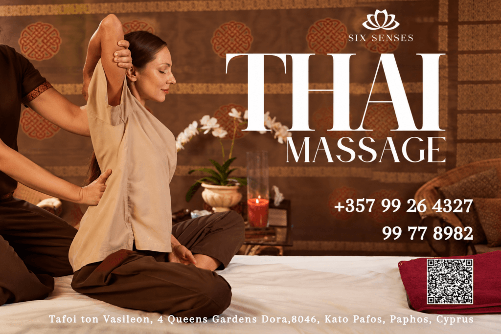 Thai massage treatment for relaxation and flexibility