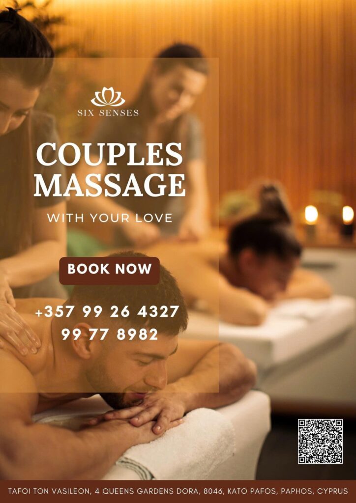 Two guests receiving massage side by side in a spa treatment room